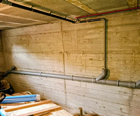 Tuyaux d'évacuation